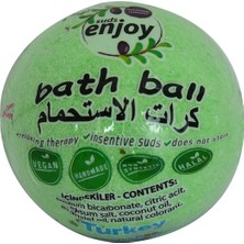 Ohbe Express Okaliptuslu El Yapımı Banyo Bombası Banyo Topu Yeşil 90-120 gr