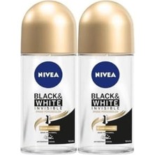Ohbe Express Kadın Roll On Deodorant & Invisible Ipeksi PÜRÜZSÜZLÜK,48SAAT Koruma 50MLX2