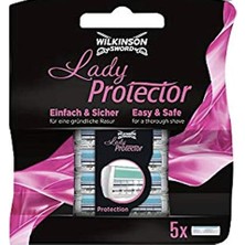 Ohbe Express Wilkinson Sword Lady Protector Kadınlar Için Tıraş Bıçağı, 5 Adet