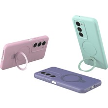 Hobibahçem Redmi 15 4g Regal Magsafe Standlı Kapak - Yeşil