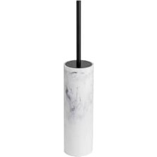 Ohbe Express Tuvalet Fırçası Mermer Desenli/siyah Renk 420X80X80 mm