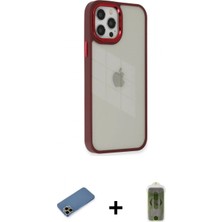 Marsilyan™- iPhone 12 Pro Max Kılıf Eksen Doku Prime - Siyah Joko Magic 5d Hayalet Cam + Shine Kamera Lens Koruma Cam - Gd