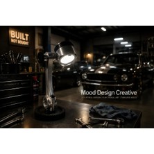 Mooddesign Revglow Pıston Decoratıve Lamp - Endüstriyel Dekoratif Revglow Piston Masa-Çalışma Lambası