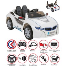 Pilsan Speed Sonic Akülü Araba 12 Volt Kumandalı Beyaz