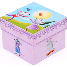 Decobox Bebek/Çocuk Hediye Kutusu (10x10x8 Cm.)