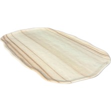 Tria Celline Serisi Düz Kayık Tabak 6 Adet 53 Cm-İnci Motif-TR2523DP