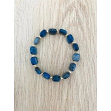 Mk Tasarım Gerçek Lapis Lazuli Taşı Bileklik MK.7000.819- Rahatlık-Dinginlik-Enerji- Stres Bilekliği