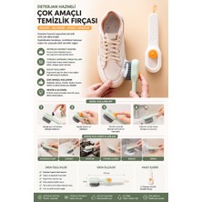 Mersi Shop Bulaşık Mutfak Banyo Fırçası Deterjan Hazneli Temizlik Fırçası Bot Ayakkabı Fırçası Lavabo Fırçası