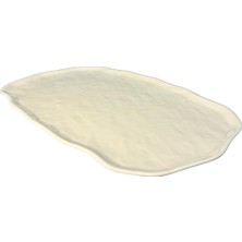 Tria Celline Serisi Düz Kayık Tabak 6 Adet 29 Cm-Krem Renk-TR2521K