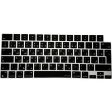 McStorey MacBook Air 13,6 Inç Farsça Klavye Koruyucu Persian Harf Baskılı A2681 M2 Air 15,3 Pro 14 16