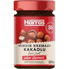 Harras Şeker Ilavesiz Kakaolu Fındık Kreması 350 gr