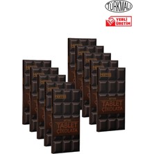 Harras Bitter Tablet Çikolata 80GR x 10 Paket