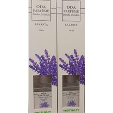 Oda Kokusu Bambu Çubuklu 100 ml 2 Li Paket Lavanta Actisoft