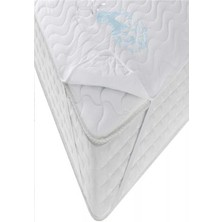 Bebesi Kapitoneli 70X120 cm Bebe Sıvı Geçirmez Köşe Lastikli yatak Koruyucu Alez