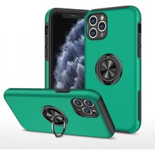 Glblseme Newface Iphone 11 Pro Max Kılıf Elit Yüzüklü Kapak - Yeşil