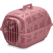 İmac Flzdgnkr Imac Carry Sport Metal Kapılı Evcil Hayvan Taşıma Çantası Pembe 48,5X34X32CM