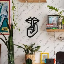 Lazeron Sessiz Ol Temalı Modern Mdf Duvar Tablosu – 60X40 cm