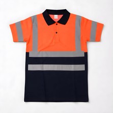 Yakalı Neon Tshırt Iş Güvenliği