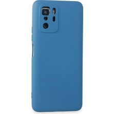 Bezos Poco X3 Gt Kılıf Nano Içi Kadife Silikon - Mavi