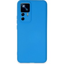Bezos Mi 12T Pro Kılıf Nano Içi Kadife Silikon - Mavi