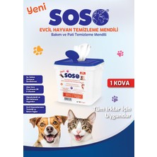 Flzdgnkr 1 Adet x 250 Yaprak - Soso Kova Evcil Hayvan  Köpek Pati ve Vücut Temizleme Mili
