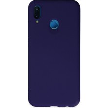 Bezos P20 Lite Kılıf Nano Içi Kadife Silikon - Mor