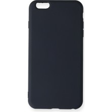 Bezos iPhone 6 Plus Kılıf Nano Içi Kadife Silikon - Lacivert