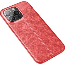 Bezos iPhone 13 Pro Max Kılıf Auto Focus Kapak - Kırmızı