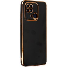 Bezos Redmi 10C Kılıf Volet Silikon - Siyah