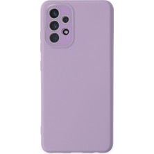 Bezos Galaxy A33 5g Kılıf Lansman Glass Kapak - Lila