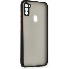 Bezos Galaxy A11 Kılıf Montreal Silikon Kapak - Siyah