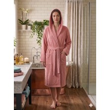 MySoft Home Kapüşonlu Bornoz  %100 Pamuk