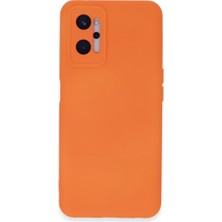 Bezos Realme 9i 4g Kılıf Nano Içi Kadife Silikon - Turuncu