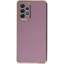 Bezos Galaxy A52 Kılıf Volet Silikon - Mor