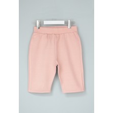 DobaKids Cosy Series Çelik Interlok Kız Çocuk Kısa Tayt Şort Etek Altı Kısa Tayt Pembe