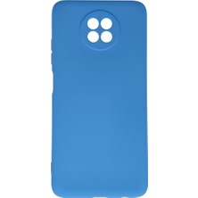 Bezos Redmi Note 9 5g Kılıf Nano Içi Kadife Silikon - Mavi
