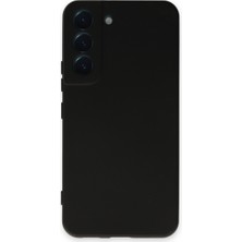 Bezos Galaxy S22 Kılıf Nano Içi Kadife Silikon - Siyah