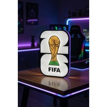 MEKTrend 2026 Dünya Kupası Tasarımlı Dekoratif Aydınlatma (25X17CM)