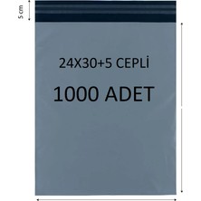 CAC Plastik 24X30+5 1000 Adet Cepli Premiumkargo Poşeti