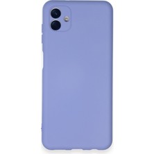 Bezos Galaxy A04 Kılıf Nano Içi Kadife Silikon - Lila