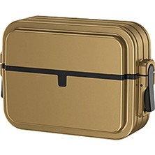 Bezos Airpods 3 (3.nesil) 404 Kilitli Kılıf - Gold