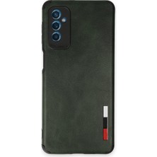 Bezos Galaxy M52 5g Kılıf Loop Deri Silikon - Yeşil