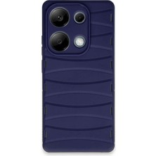 Bezos Redmi Note 13 Pro 4g Kılıf Bibercas Silikon Kapak - Lacivert