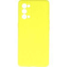 Bezos Reno 5 Pro Kılıf First Silikon - Sarı