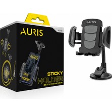 Auris Aurıs Ars-H3 360° Döner Başlıklı Araç Içi Telefon Tutucu