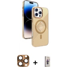 Marsilyan™- iPhone 16 Pro Max Kılıf Nova Modern Prime - Siyah Bilvis 3D Cam Ekran Koruyucu + Pers Alüminyum Kamera Lens - Cltm