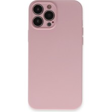 Bezos iPhone 13 Pro Kılıf Nano Içi Kadife Silikon - Pembe