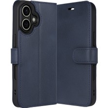 Bezos iPhone 17 Trend S Plus Kapaklı Kılıf - Lacivert