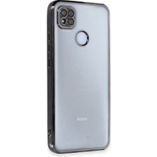 Bezos Redmi 9c Kılıf Razer Lensli Silikon - Siyah