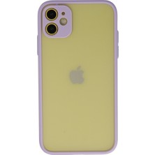 Bezos iPhone 11 Kılıf Montreal Silikon Kapak - Mor